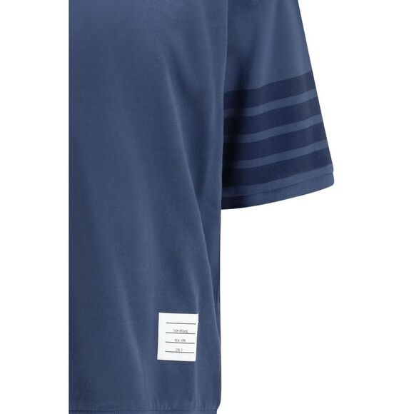 Thom Browne Blue Cotton Men's Sportswear